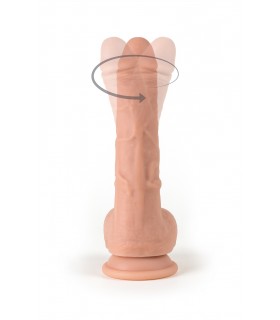 VIBRADOR Y ROTADOR REALÍSTICO "R10" 21CM C/ CONTROL REMOTO