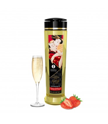 ACEITE MASAJE ROMANCE FRESAS CHAMPAGNE 240 ML
