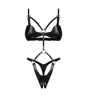 DAME CONTROLE CROTCHLESS TEDDY S/M/L