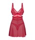 CUPIDE DESIR BABYDOLL & THONG  L/XL
