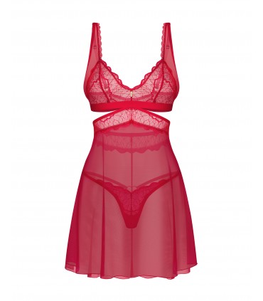 CUPIDE DESIR BABYDOLL & THONG 2XL/3XL
