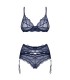 NIGHTLY BLUE 3-PCS SET   XS/S