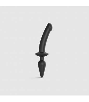 DILDO SWTICH PLUG-IN-SEMI-REALISTISCH SCHWARZ L
