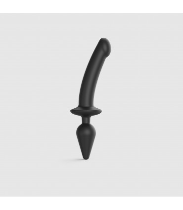 DILDO SWTICH PLUG-IN-SEMI-REALISTISCH SCHWARZ XXL