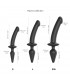 DILDO SWTICH PLUG-IN-SEMI-REALISTIC NEGRO XXL