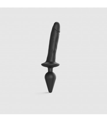 DILDO SWTICH PLUG-IN REALISTISCH SCHWARZ XXL