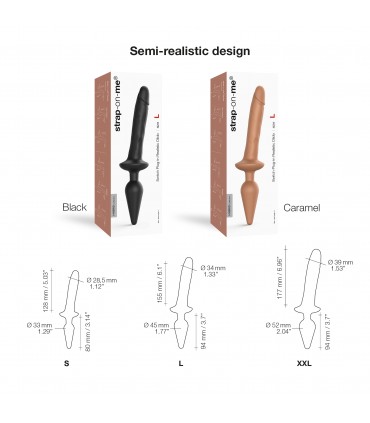 DILDO SWTICH PLUG-IN REALISTISCH SCHWARZ XXL