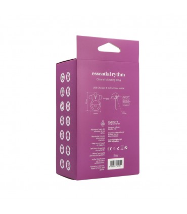 ANELLO VIBRATORE E9 ROSA RICARICABILE