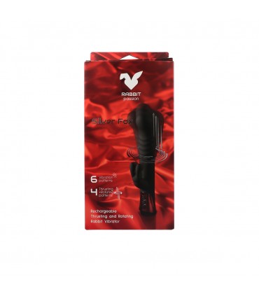 VIBRATORE CONIGLIO RICARICABILE SILVER FOX SPINTA E ROTANTE