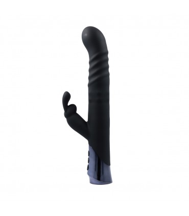 VIBRATORE CONIGLIO RICARICABILE SILVER FOX SPINTA E ROTANTE