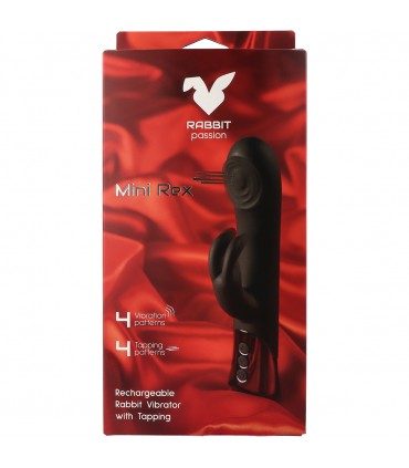 VIBRATORE CONIGLIO RICARICABILE MINI REX CON MASCHIATURA