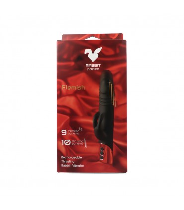 VIBRATEUR LAPIN ROTATIF RECHARGEABLE FLAMAND