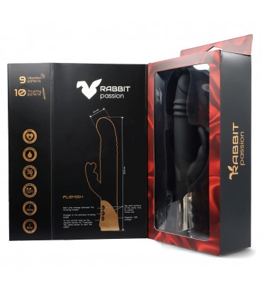 VIBRATEUR LAPIN ROTATIF RECHARGEABLE FLAMAND