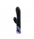 HAVANA RECHARGEABLE SILICONE VIBRATOR WITH TAPPING RABBIT AND TAPPING SHAFT
