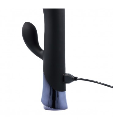 HAVANA WIEDERAUFLADBARER SILIKONVIBRATOR MIT ANSCHLAGKANINCHEN UND ANSCHLAGWELLE