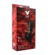 VIBRATEUR LAPIN RECHARGEABLE HARLEQUIN EN FORME DE GODE GIRANT