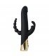 VIBRATEUR LAPIN RECHARGEABLE HARLEQUIN EN FORME DE GODE GIRANT