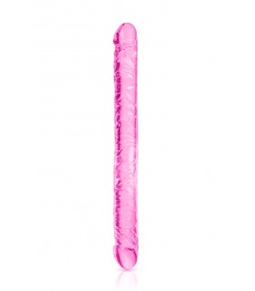 DILDO DOBLE ROSA 44 CM