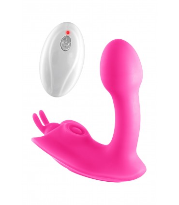 VIBRATORE FARFALLA ROSA CON TELECOMANDO