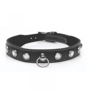 COLLIER RAS DE COU EN PIERRE CLAIRE