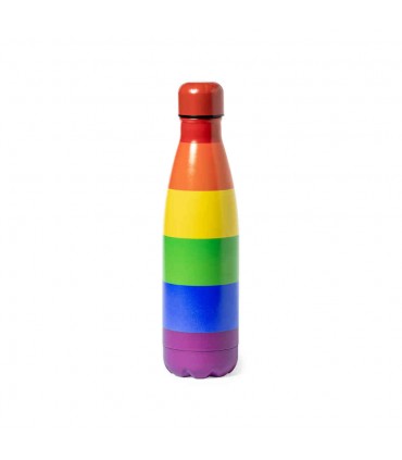 Bottiglia in metallo con bandiera arcobaleno da 790 ml