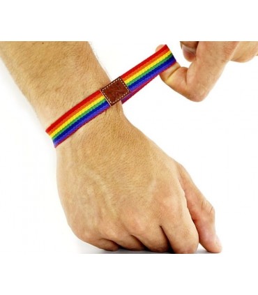 12 LUXUS-GUMMIARMBÄNDER MIT DER REGENBOGENFLAGGE