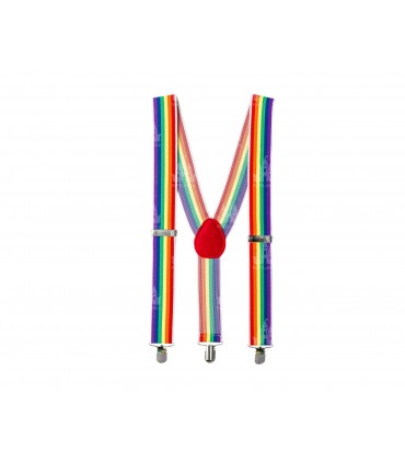 BRETELLE CON BANDIERA ARCOBALENO