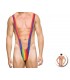 Bikini mit Regenbogenflagge
