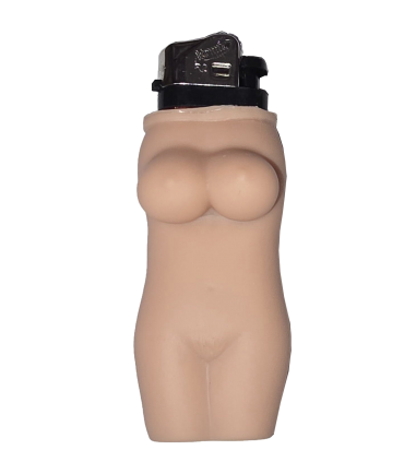 12 FLESH LIGHTER WOMAN BODY CAN OF 12 UNITS