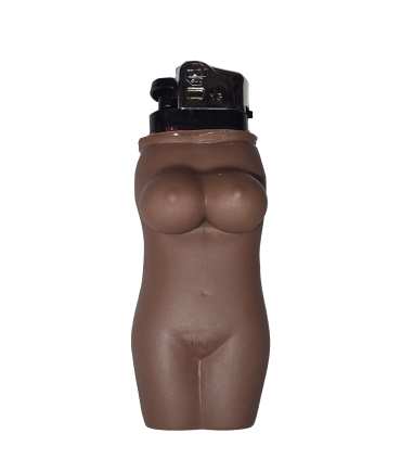 12 MECHERO MULATO CUERPO MUJER BOTE DE 12 UND