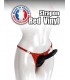 TANGA VINILO STRAP-ON ROJO