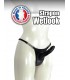 TANGA WETLOOK STRAP-ON NEGRO