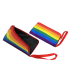 Rechteckige Geldbörse mit Regenbogenflagge