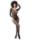 MOD. 1102 LANGÄRMELIGER NETZ-BODYSOCKING SCHWARZ OS