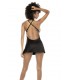 MOD. 7545 BABYDOLL HAUT/SCHWARZ S