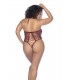 MOD. 1115X FLORAL FISHNET BODYSUIT KIRSCHE OSX