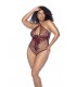 MOD. 1115X FLORAL FISHNET BODYSUIT KIRSCHE OSX