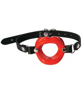 RED SILICONE LIPS GAG