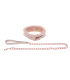 PEACHES N CREAME FUR COLLAR & LEASH