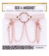 COLLANA PEACHES 'N CREAME CON MORSETTI PER CAPEZZOLI