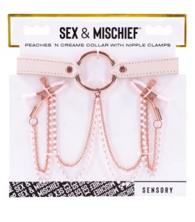 COLLANA PEACHES 'N CREAME CON MORSETTI PER CAPEZZOLI