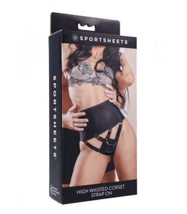 HIGH WAISTED CORSET STRAP ON