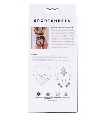 HIGH WAISTED CORSET STRAP ON