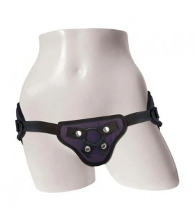 PURPLE STRAP ON