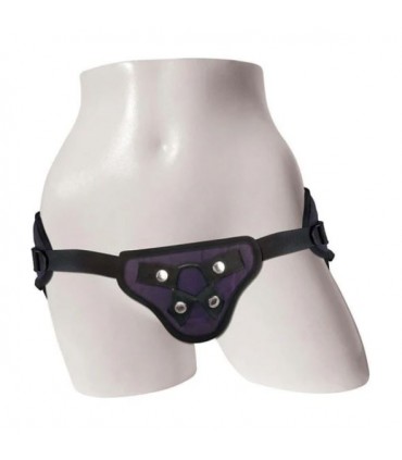 PURPLE STRAP ON
