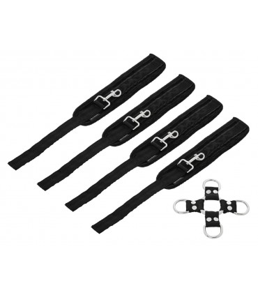 5 PIECE HOG TIE & CUFF SET