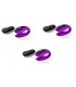 VIBRATORE 2 + 1 PER PUNTO G E CLITORIDEO E12 VIOLA