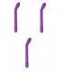 VIBRATEUR POINT G CARESS 2 + 1 VIOLET