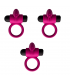 2 +1 ANILLO VIBRADOR E9 ROSA RECARGABLE