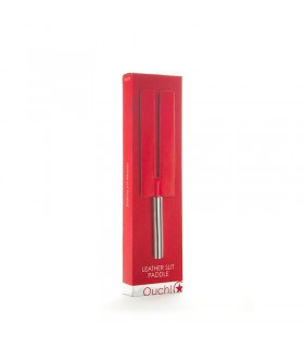PALA IN PELLE ROSSA CON SPACCHI